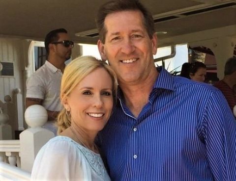 Jeff Hornacek with his partner Stacey Nelson