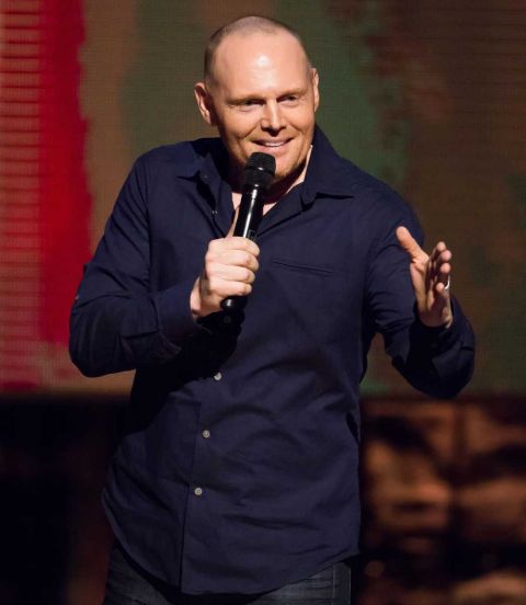 Bill Burr in a stand-up comedy session.