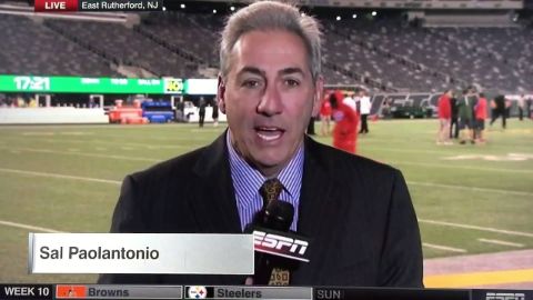 Sal Paolantonio was a political correspondent before he was a sports correspondent