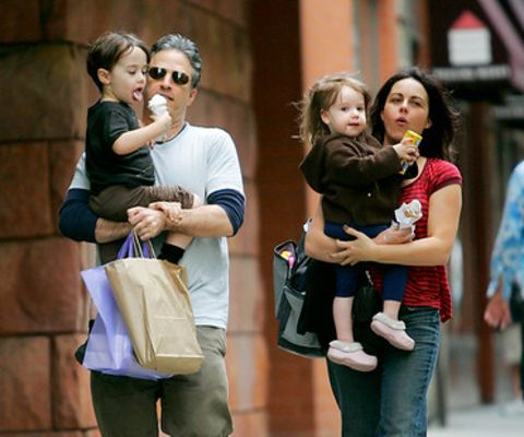 Nathan Thomas Stewart is the first child of their lovely parents, Jon Stewart and Tracey McShane.