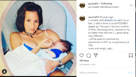 Sascha Ferguson and Craig shares joint custody of son Milo.