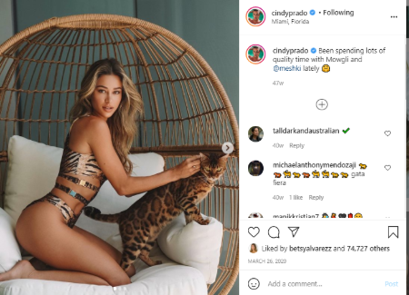 Cindy Prado has not yet been engaged.