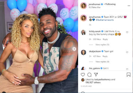Jason Derulo and Jena Frumes are giving birth to a child before marriage.