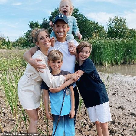 Stacey Solomon is mom to three kids.
