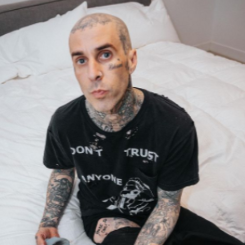 Travis Barker learned playing drums at age 4.